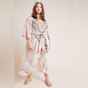 Anthropologie Conditions Apply Abstract Pastels Dress NWT